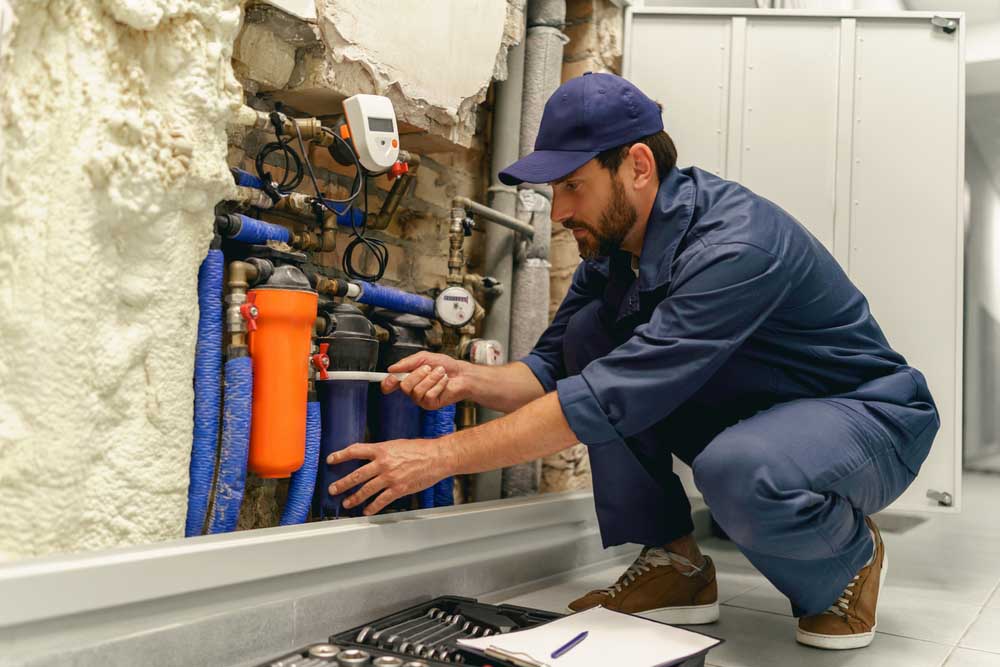 plumber repairing water supply system Lexington, SC