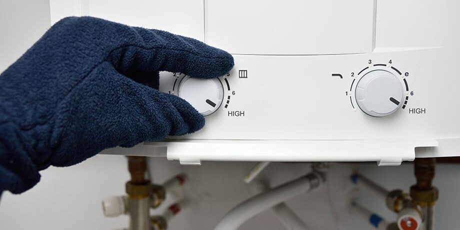 no hot water in house